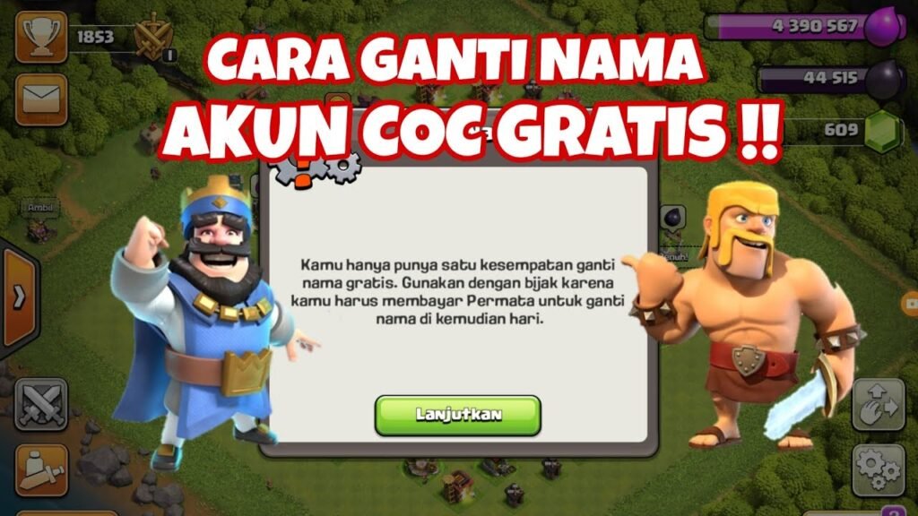Ganti Nama COC