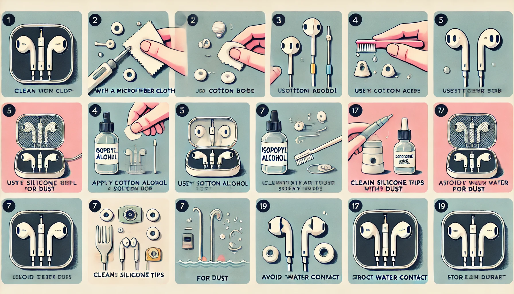 Cara Membersihkan Earphone
