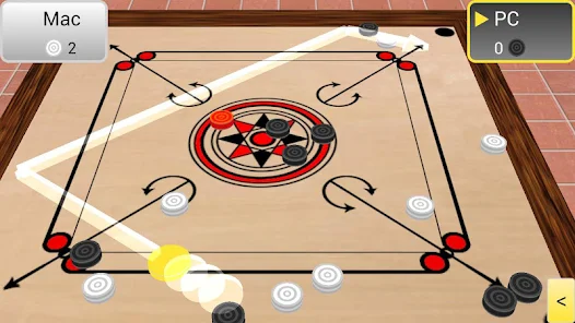 3D Carrom Board Game