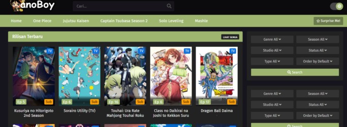 Situs Download Anime