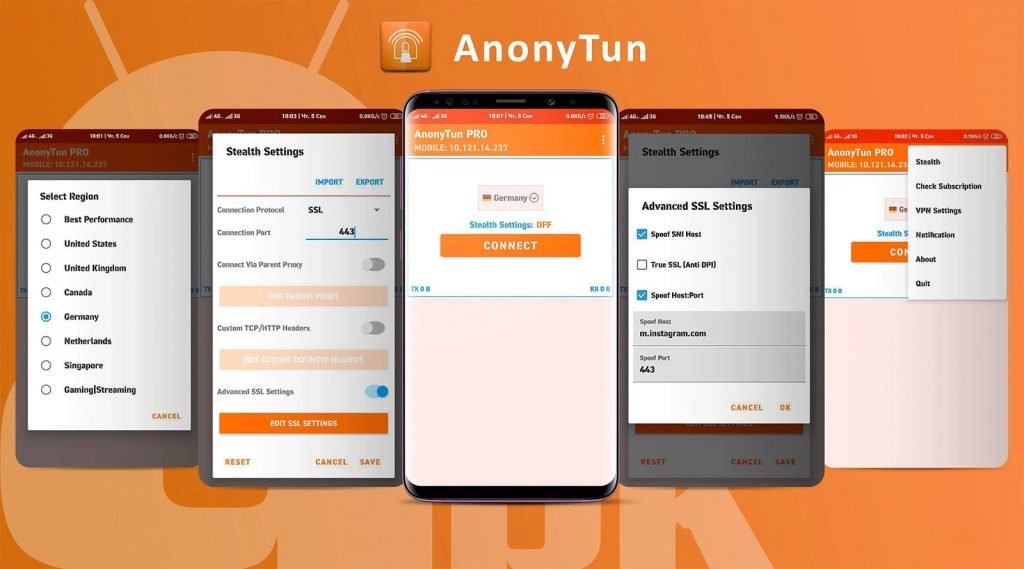 Cara Menggunakan Aplikasi Anonytun di Android 