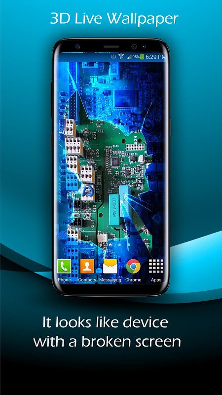 Broken Screen Live Wallpaper apk