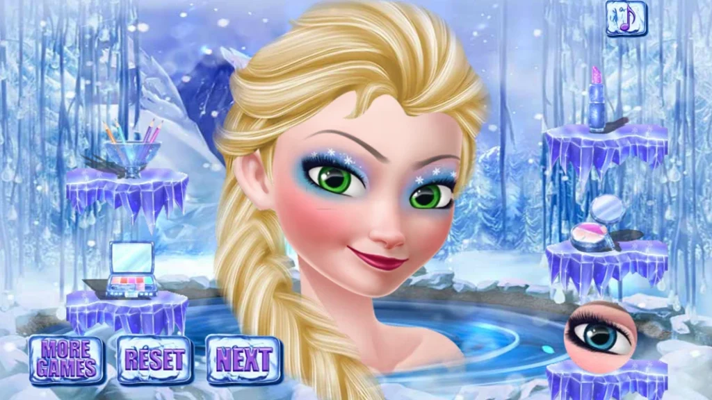 Elsa Magic Snow Hair Salon