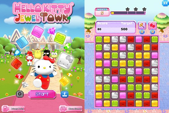 Hello Kitty Jewel Town Match 3