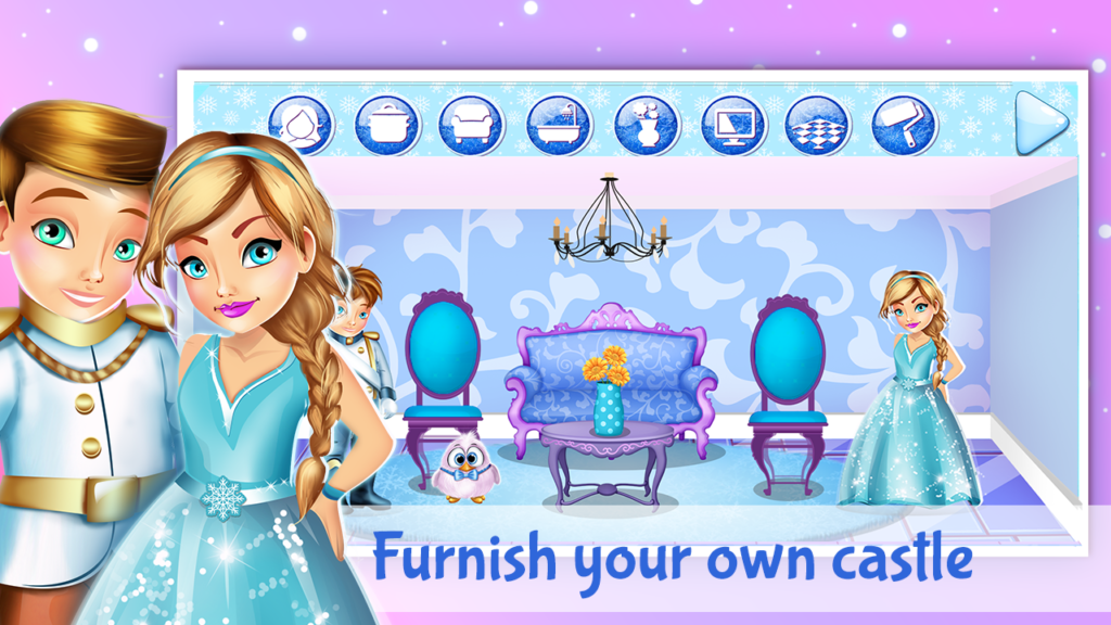 Ice Princess Doll House Design & Decoration