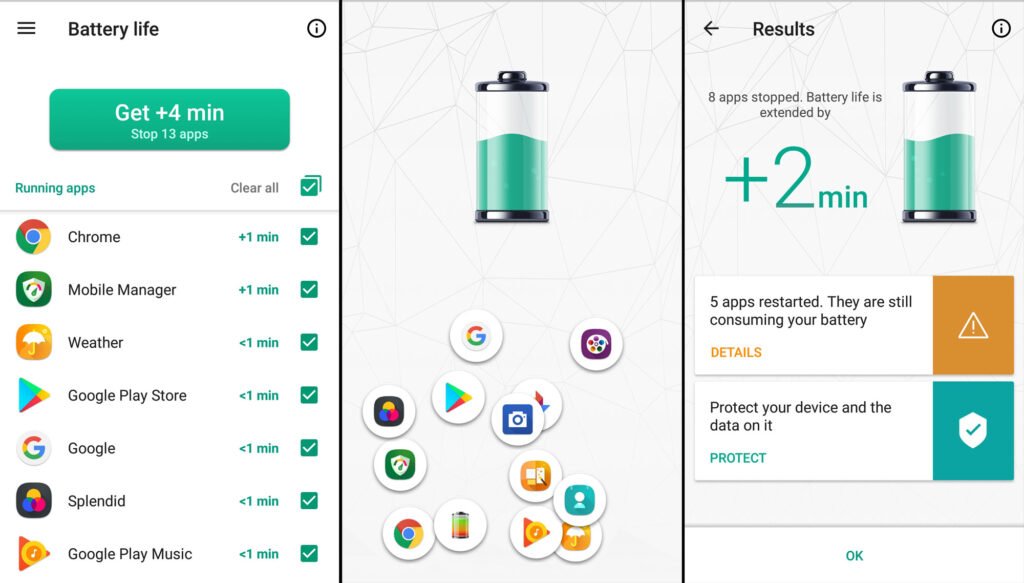 Kaspersky Battery Life