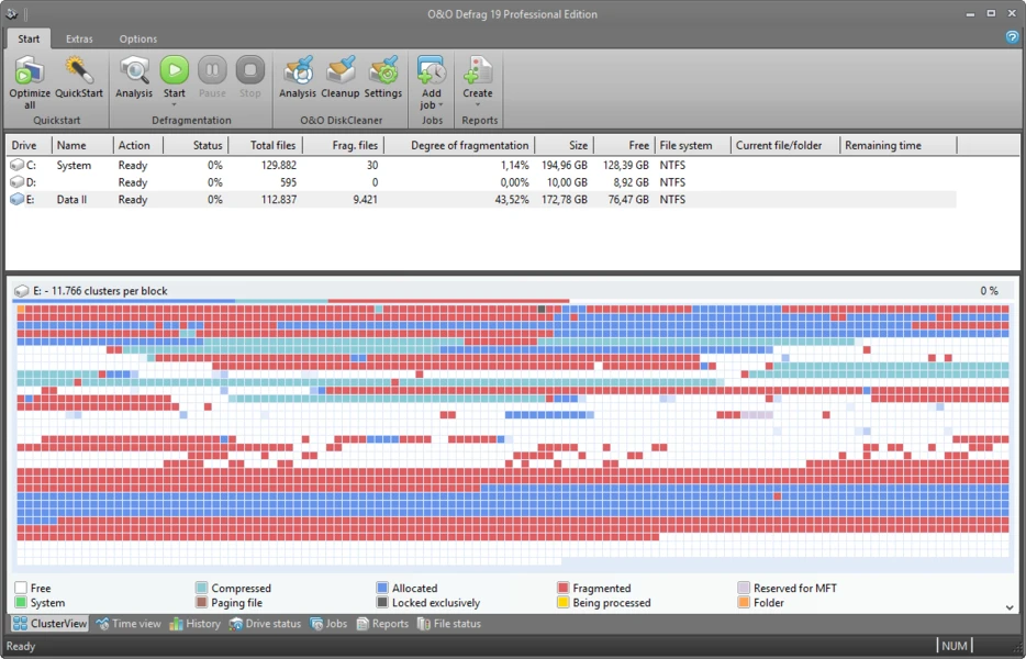 O&O Defrag Free Edition