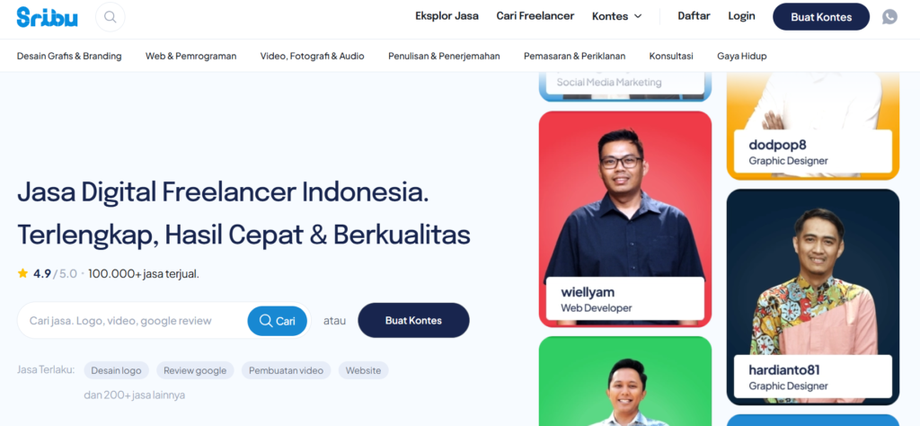 Situs untuk Pekerja Freelance di Indonesia