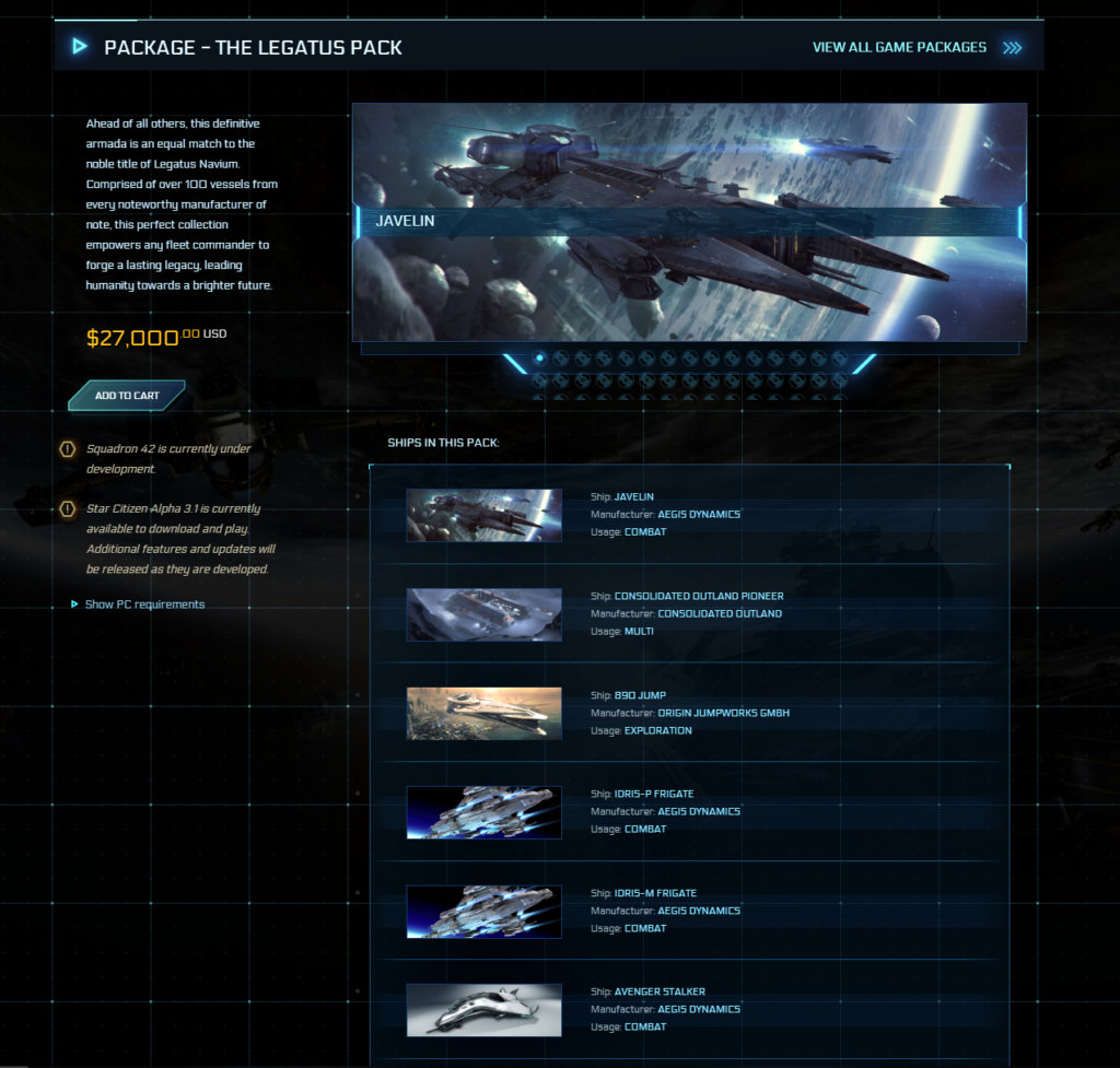 Star Citizen: Legatus Pack